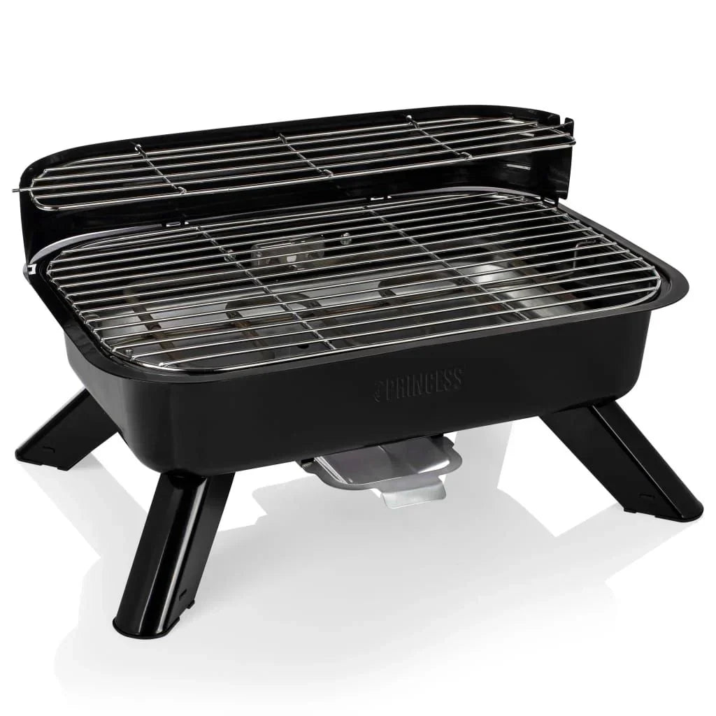 Grill hybrydowy Barbacoa 2000 W Princess, czarny