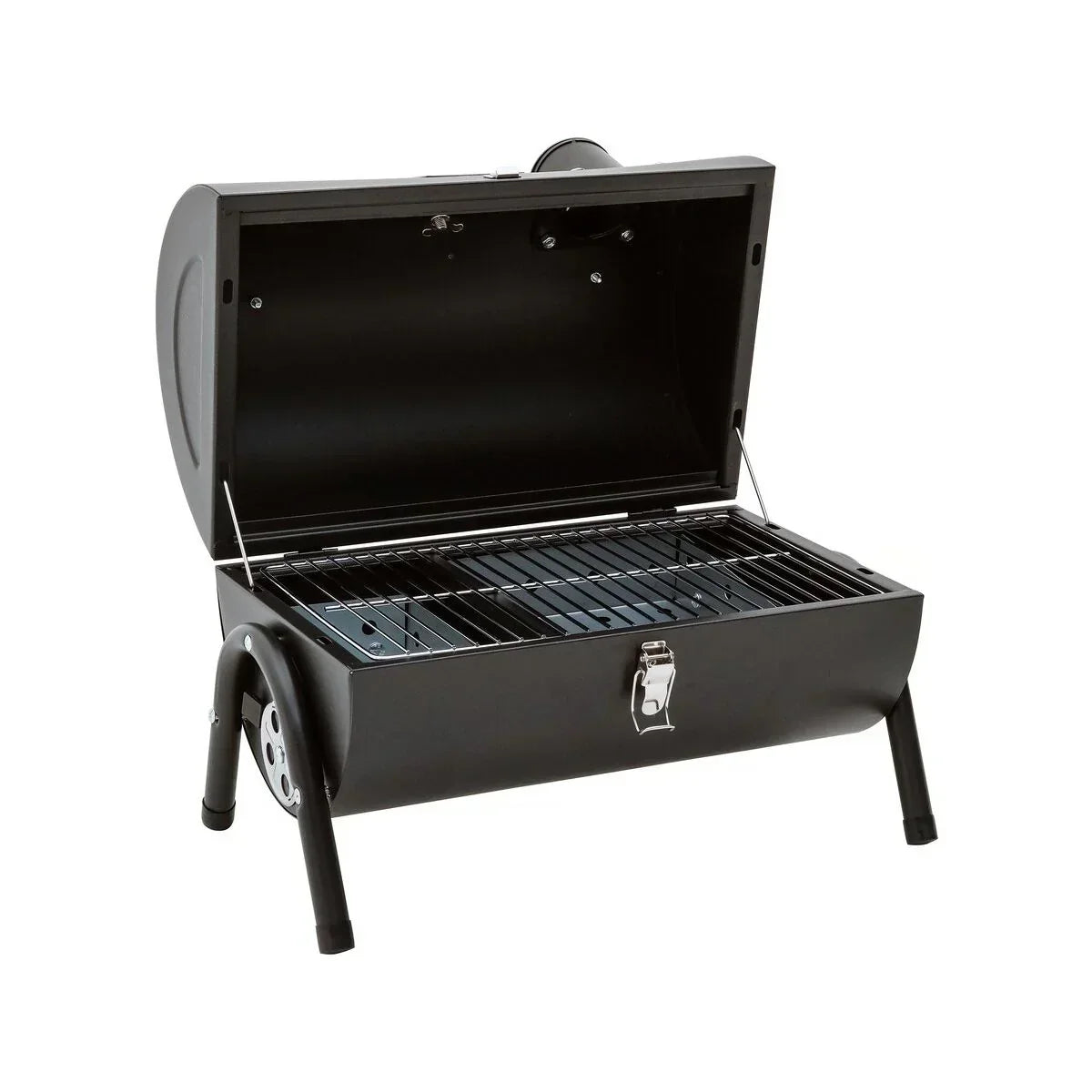Przenośny Grill Węglowy „Capitán” – 42 X 27 X 43 Cm – Czarny