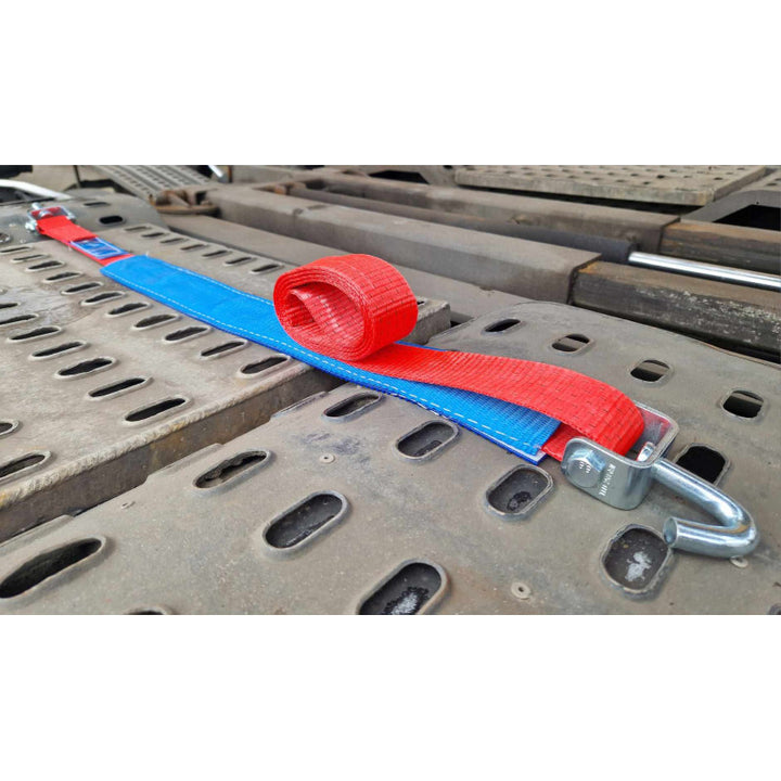 Pas do lawety 5T 50mm z ochraniczem haki obrotowe