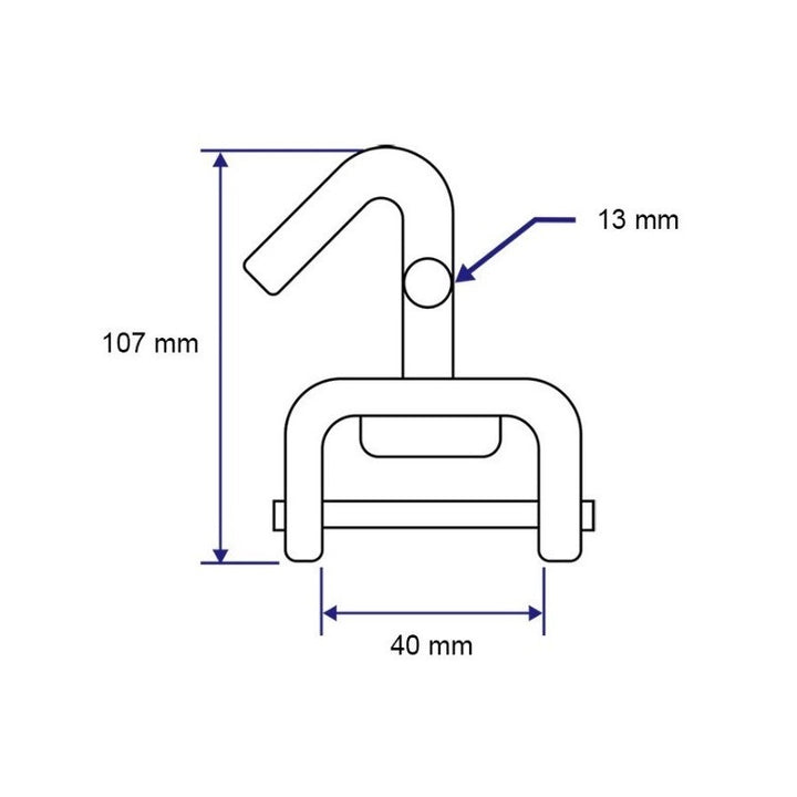 Hak obrotowy 3000kg