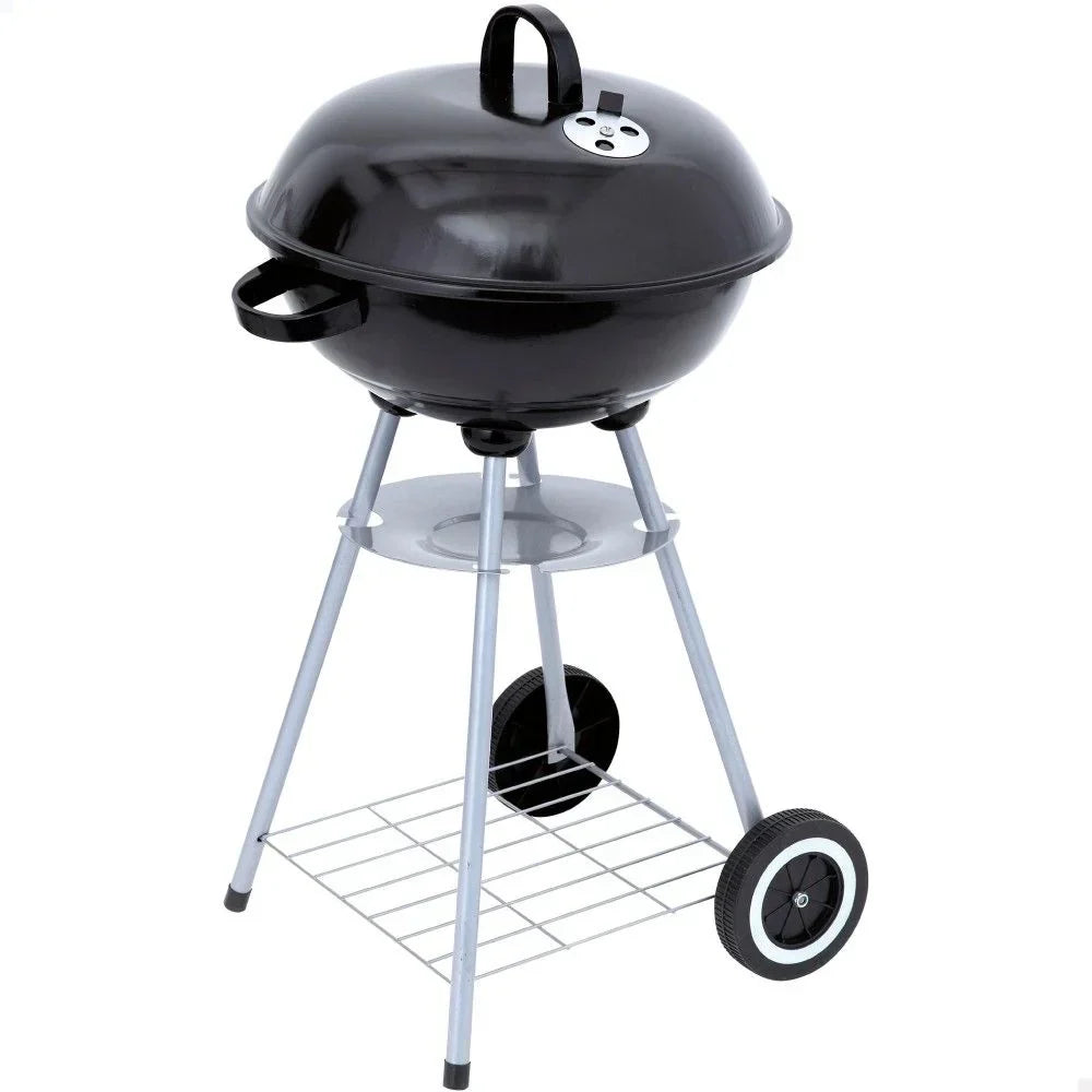 Okrągły grill węglowy Aktive z pokrywą