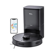 TCL Sweeva 6500 Black Robot Vacuum Cleaner, 2700 Pa, 4 Operating Modes