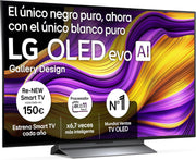 LG OLED65C54LA - Telewizor 65", OLED EVO 4K, Smart TV AI C5, WebOS 25, Super Upscaling, Dolby Vision i Dolby Atmos, AMD FreeSync, Alexa/Asystent Google, Czarny