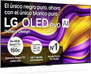 LG OLED65C54LA - Telewizor 65", OLED EVO 4K, Smart TV AI C5, WebOS 25, Super Upscaling, Dolby Vision i Dolby Atmos, AMD FreeSync, Alexa/Asystent Google, Czarny