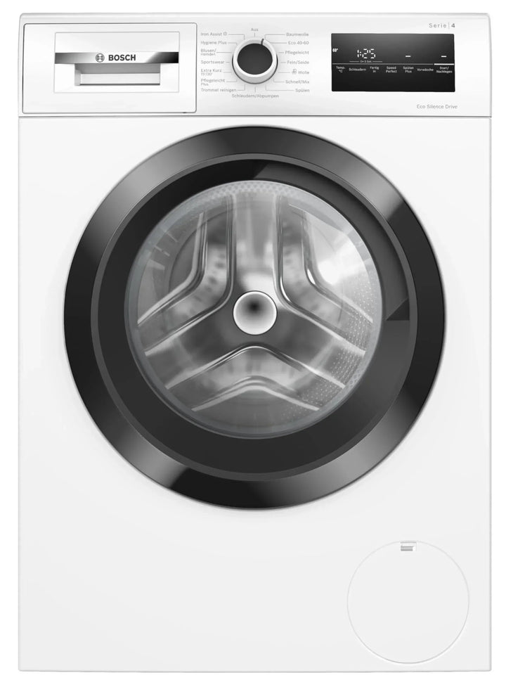 2025 Bosch WAN282K3, Serie 4, Pralka ładowana od przodu, 8 kg, 1400 obr./min, SpeedPerfect, maksymalna oszczędność energii i wody, funkcja dokładania prania, wyjątkowo higieniczna, AquaStop, IronAssist