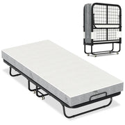 Sonnewelt Klappbett 90x200cm mit 13cm Dicke und Rollen