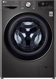 LG F4WV7080, Klasse A, Frontlader-Waschmaschine 8 kg, 1400 U/Min, AI Direct Drive, Wi-Fi, Tiefenreinigung mit Dampf, Groe Kapazitt, TRIPLE A, Auentür aus Sicherheitsglas, 62 x 60 x 85 cm  Wei(8kg/Schwarz/Single)