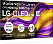 LG OLED65C54LA - Telewizor 65", OLED EVO 4K, Smart TV AI C5, WebOS 25, Super Upscaling, Dolby Vision i Dolby Atmos, AMD FreeSync, Alexa/Asystent Google, Czarny