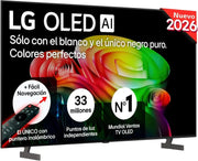 LG OLED65C54LA - Telewizor 65", OLED EVO 4K, Smart TV AI C5, WebOS 25, Super Upscaling, Dolby Vision i Dolby Atmos, AMD FreeSync, Alexa/Asystent Google, Czarny
