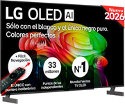 LG OLED65C54LA - Telewizor 65", OLED EVO 4K, Smart TV AI C5, WebOS 25, Super Upscaling, Dolby Vision i Dolby Atmos, AMD FreeSync, Alexa/Asystent Google, Czarny