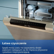 Philips Ovi Dual Basket z parą - Wyjątkowe funkcje gotowania Steamfry, Gotowania na parze, Airfry - 19 sposobów gotowania; pojemność 9L (3L + 6L), RapidAir Plus, automatyczne SteamClean (NA550/00)