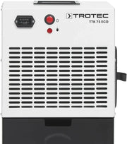 TROTEC Osuszacz powietrza przemysłowy TTK 75 ECO, osuszacz budowlany, osuszanie pomieszczeń o powierzchni do 90 m² i kubaturze 230 m³, wydajność osuszania 21 l/dobę, pojemność zbiornika 4 l, filtr powietrza