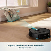 Robot odkurzająco-mopujący Cecotec z bazą samoczyszczącą i aplikacją Conga X50 X-Treme. Nawigacja laserowa, interaktywne mapowanie, 15000 Pa, autonomia 240 minut, podnoszone mopy, baza z 3 pojemnikami