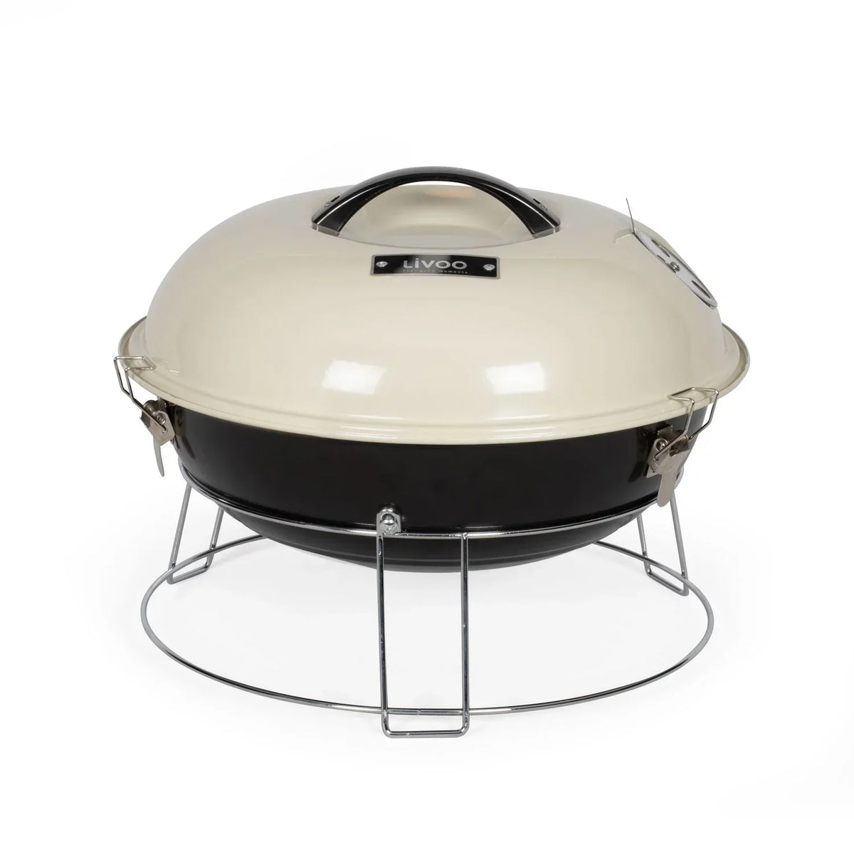 Livoo Grill Węglowy 38cm Beżowy - Doc301