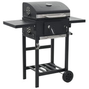 Piec Do Pizzy I Grill Zewnętrzny 3 w 1 Czarny Vidaxl
