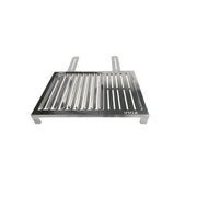 Grill ze stali nierdzewnej, duży, do wszystkich rodzajów pieczeni. Abrasame,,