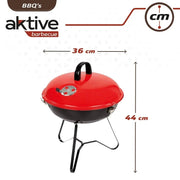 Okrągły Grill Z Pokrywką Aktive
