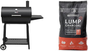 2026 Royal Gourmet CC1830 30-calowy grill węglowy ze składanym stolikiem bocznym, grill zewnętrzny z rusztem o powierzchni 4045 cm² do ogrodu, na patio i imprezy, czarny