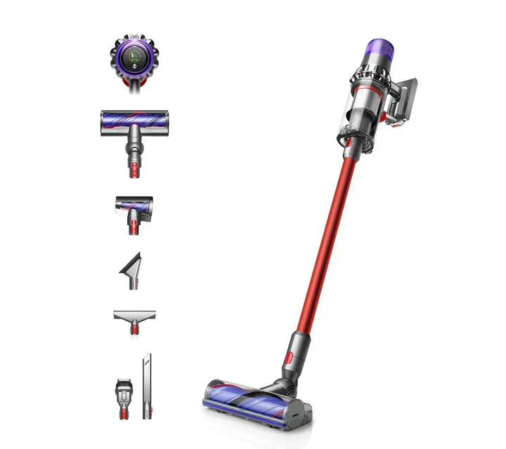 2026 Dyson V11 Extra Bezprzewodowy Odkurzacz Pionowy – Do 60 minut pracy – Wykończenie niklowo-czerwone