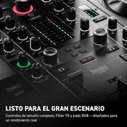 Hercules DJControl Inpulse 500 2-kanałowy kontroler DJ USB dla Serato DJ Lite i DJUCED