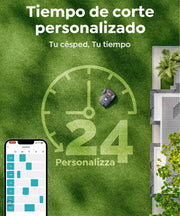 Robot koszący M800Plus bez przewodu ograniczającego, 800 m², pozycjonowanie GPS + wizja AI, robot koszący bezprzewodowy, tryb koszenia w kształcie litery U, wykrywanie 150 przeszkód, automatyczne ładowanie, aplikacja