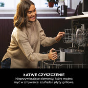 Ninja MAX Dwustrefowa frytkownica, 2 szuflady, 9,5 l, zero oleju, Air Fry, Max Crisp, Roast, Bake, Reheat, Dehydrate, nieprzywierające kosze do mycia w zmywarce, Złoty odcień kamienia, DZ400EUSTGD