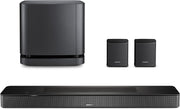 Bose Inteligentna listwa głośnikowa z Dolby Atmos, listwa głośnikowa Bluetooth sterowana głosem z wbudowanym asystentem Amazon Alexa oraz obsługą platformy Works With Google Assistant, Czarna