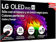 LG OLED65C54LA - Telewizor 65", OLED EVO 4K, Smart TV AI C5, WebOS 25, Super Upscaling, Dolby Vision i Dolby Atmos, AMD FreeSync, Alexa/Asystent Google, Czarny