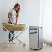 Przenośny klimatyzator Cecotec ForceClima 9100 z pilotem. 9000 BTU, niskie zużycie energii, wyświetlacz LED, 4 tryby, 2 prędkości, zasięg 20-25m2