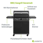 2026 Grill gazowy Savannah