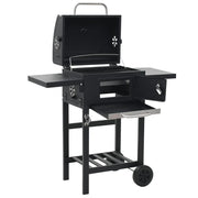 Piec Do Pizzy I Grill Zewnętrzny 3 w 1 Czarny Vidaxl