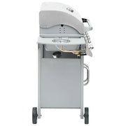 Grill Gazowy Barbacoa 4+1 Palniki Srebrny Vidaxl
