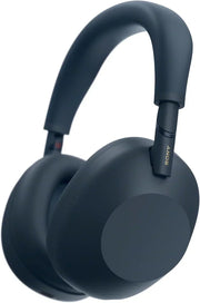 Słuchawki bezprzewodowe Bluetooth Sony WH-1000XM6 Luxury z redukcją szumów, dźwiękiem wysokiej rozdzielczości, wygodną, składaną konstrukcją, trwałym etui, 30 godzinami pracy baterii, iOS i Android, kolor czarny