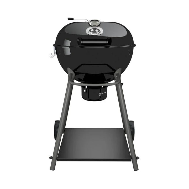 2026 Grill kulisty na węgiel drzewny Outdoorchef KENSINGTON 570 C – system lejków Slide-Trichter do bezpośredniego/pośredniego grzania – czarny