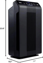 WINIX CADR 5500-2 Oczyszczacz powietrza dla alergików, 390 m³/h, 99 m², Oczyszczacz powietrza do pomieszczeń dla palących przeciwko alergiom, kurzowi, pyłkom, sierści zwierząt, Wskaźnik jakości