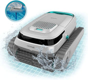 Robot sprzątający do basenu Cecotec Conga Pooldroid 5000 TotalClean Pearl, czyści dno, ściany i linię wodną. Powierzchnia do 100m2, maksymalne nachylenie 90º, systematyczne czyszczenie, czas pracy 100min, pojemność 4L