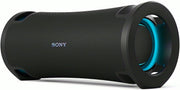Sony ULT Field 5, potężny przenośny głośnik Bluetooth, bateria 25 godzin, 2 tryby dźwięku ULT Power Sound, wodoodporny i pyłoszczelny, światła 360 stopni, odpinany pasek na ramię, kompaktowy, czarny