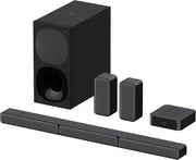 Sony HT-S40R — Soundbar 5.1 (system kina domowego, bezprzewodowe głośniki tylne, 600W, Dolby Digital, Bluetooth, dźwięk przestrzenny), czarny
