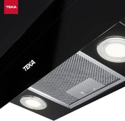 TEKA Okap Kominowy 70 cm, Podwójny Silnik EcoPower, Pochłanianie Obwodowe, 3+1 Prędkości Fresh Air Pochłanianie 98m3 Hałas 61dB 2 LED DVT 78660 TBS