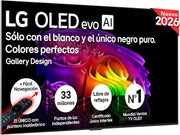 LG OLED65C54LA - Telewizor 65", OLED EVO 4K, Smart TV AI C5, WebOS 25, Super Upscaling, Dolby Vision i Dolby Atmos, AMD FreeSync, Alexa/Asystent Google, Czarny