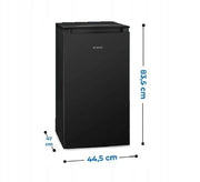 Bomann Refrigerator Freezer Single Door Black 91L KS 7254