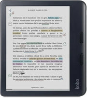 Czytnik e-booków Kobo Libra Colour | 7-calowy wyświetlacz E Ink Kaleido™ 3 | Regulowana temperatura barwowa i jasność | Redukcja niebieskiego światła | E-booki i audiobooki | Pamięć 32 GB | Wodoodporny | Biały