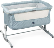 Chicco Next2Me Dream Dostawka Dziecięca - Do Wspólnego Spania z Dzieckiem, Materac, Funkcja Bujania, Otwierany Bok, Regulacja Wysokości, Okienka z Siateczki, Kółka i Torba Podróżna, 0-6 miesięcy, 9 kg
