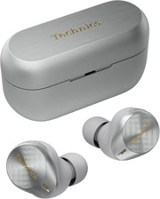 Technics EAH-AZ80E-A Bezprzewodowe słuchawki douszne z redukcją szumów, Bluetooth, z mikrofonem, możliwość dopasowania, do 7 godzin odtwarzania, kolor granatowy