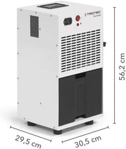TROTEC Osuszacz powietrza przemysłowy TTK 75 ECO, osuszacz budowlany, osuszanie pomieszczeń o powierzchni do 90 m² i kubaturze 230 m³, wydajność osuszania 21 l/dobę, pojemność zbiornika 4 l, filtr powietrza