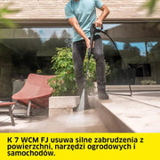 Kärcher Myjka ciśnieniowa K 7 Premium Smart Control Flex, ciśnienie: maks. 180 bar, przepływ: 600 l/h, powierzchnia: 60 m²/h, filtr wody, waga: 17,9 kg, wąż ciśnieniowy Flex, dysza Multi Jet