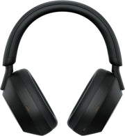 Sony WH-1000XM5 ANC Bezprzewodowe słuchawki nauszne z redukcją hałasu, Bluetooth, krystalicznie czystą jakością rozmów, Hi-Res, do 30 godzin pracy na baterii, szybkie ładowanie, Alexa i Asystent Google, iOS i Android - Czarne
