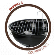 Okrągły Grill Z Pokrywką Aktive
