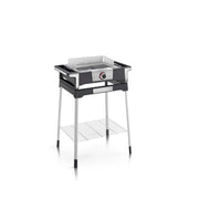 Severin Barbacoa Grill Elektryczny Z Cyfrowym Wyświetlaczem Oled Boost S Na Nóżkach Czarny Pg 8118