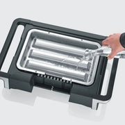 Severin Barbacoa Grill Elektryczny Z Cyfrowym Wyświetlaczem Oled Boost S Na Nóżkach Czarny Pg 8118